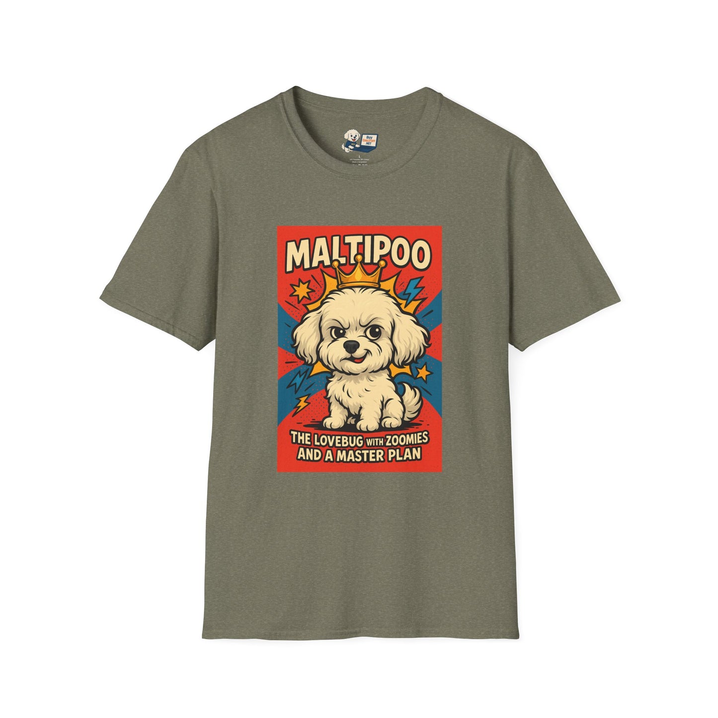 Maltipoo Lovebug Unisex Softstyle T-Shirt – Perfect Gift for Dog Lovers!