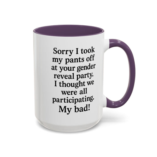 Funny "GENDER REVEAL" Coffee Mug - 15oz - Perfect Gift for Coffee Lovers