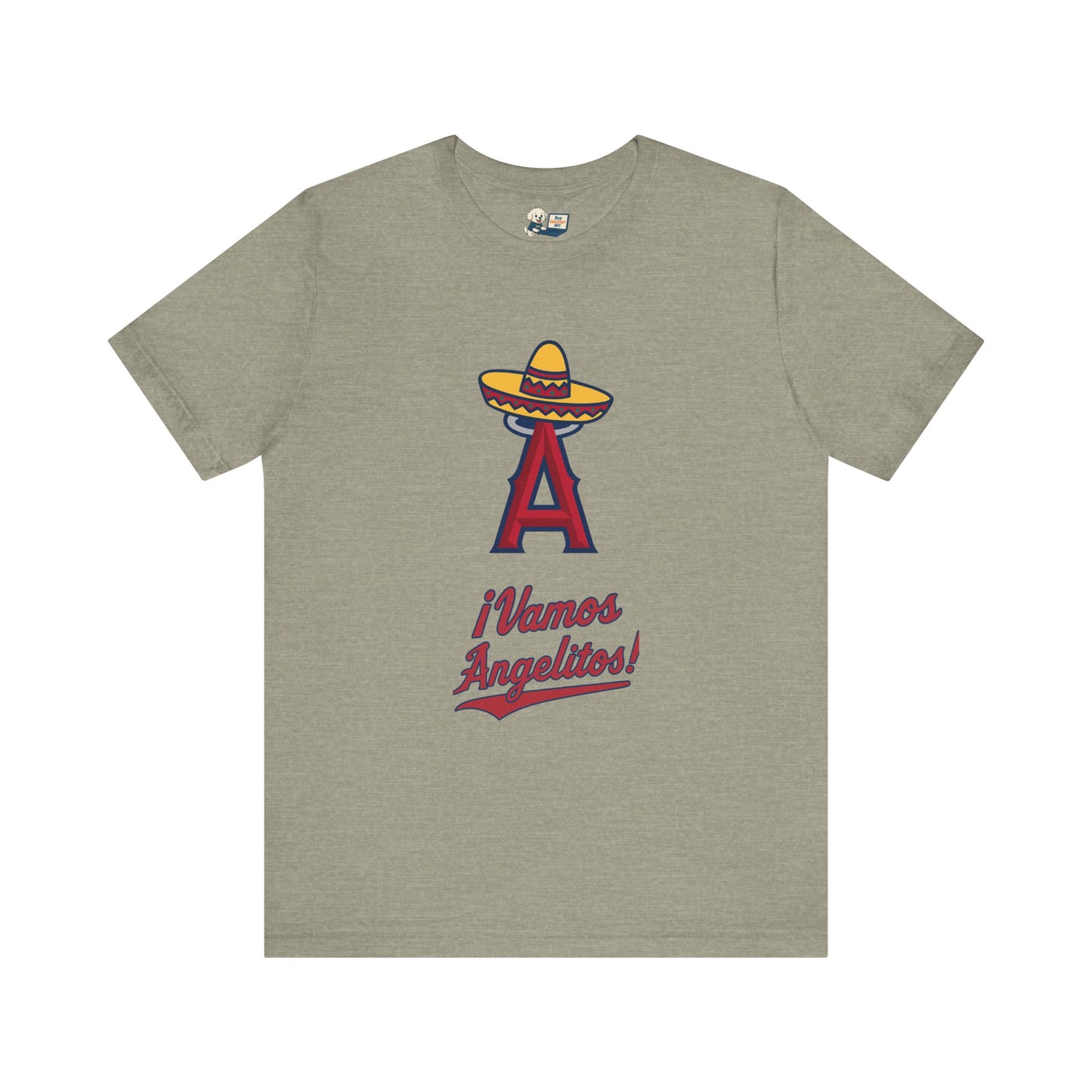 ¡Vamos Angelitos! Unisex Short Sleeve Tee - Fun and Festive Casual Wear - Angels